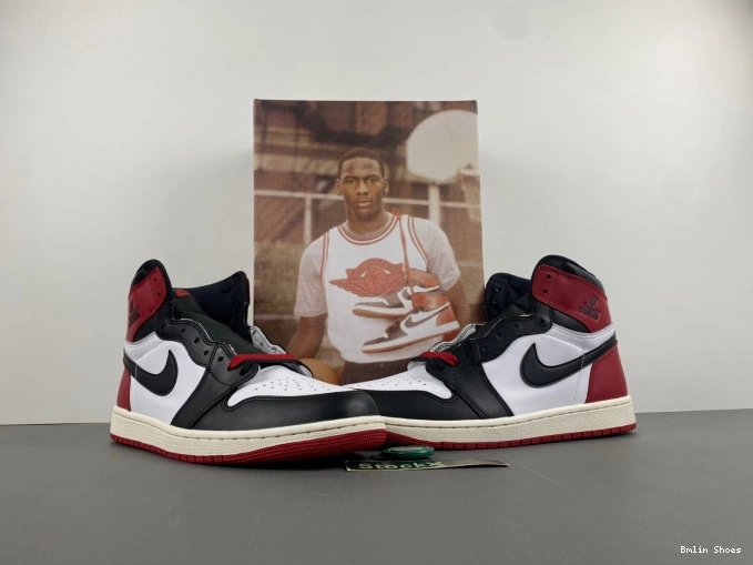 Bmlin Shoes 1 High Air Jordan Black Toe Reimagined DZ5485-106 OG 0726